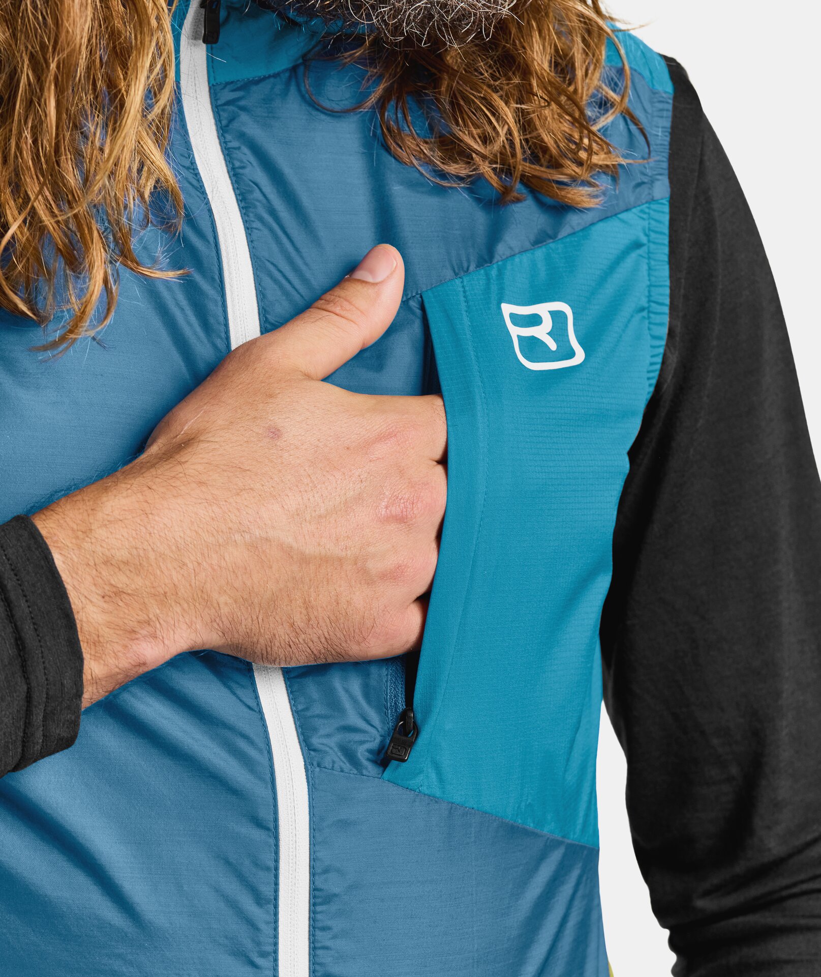 Windbreaker vest mens top